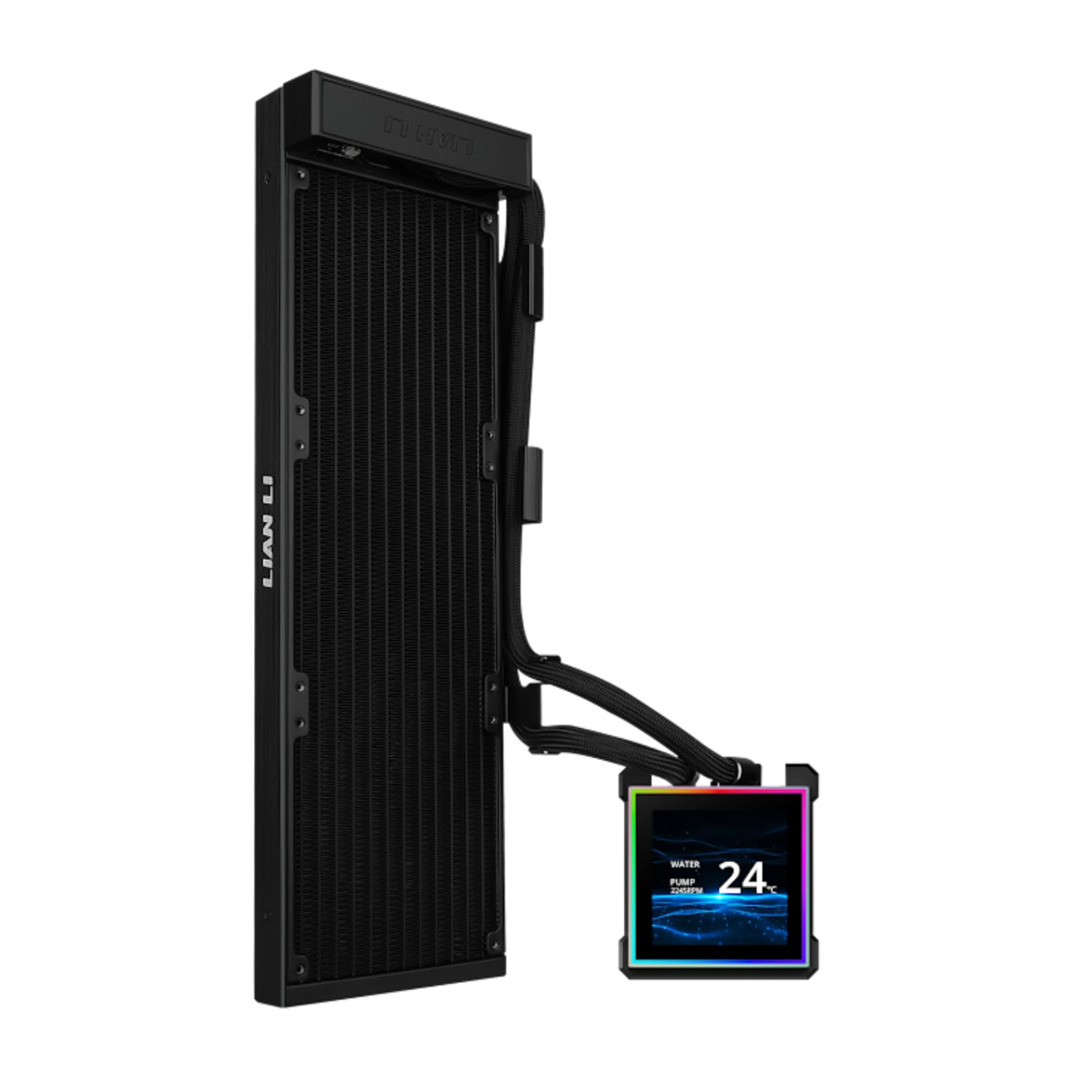Lian Li Hydroshift II-S LCD 360 Liquid CPU Cooler - 3.4